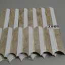 Vamos Tile Peel and Stick Backsplash Seamless Tile,10 Sheets Stick on Backsplash for Kitchen& Bathroom,Honey Travertine+Matt Pure White Marble Look+Light Gold Metal Self Adhesive Backsplash Tile