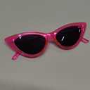 livho Retro Vintage Narrow Cat Eye Sunglasses for Women Clout Goggles Plastic Frame