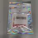 10Pcs Press On Nails Handmade Almond Shaped Fashionable Nail Art for Women, 3D French Floral Fake Nails, Reusable Artificial False Nails Pink Acrylic Nails Kit (Size M) (Pearl)