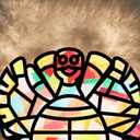 FunCharm 36 Sets Fall Turkey Suncatcher Craft Kit for Kids,Thanksgiving Window Arts and Crafts DIY Paper Kit Tissue Paper Stained Glass Oenaments for Sunday School Classroom Holiday Ages 4 8 12