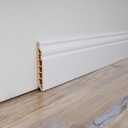 Art3d Wall Baseboard Molding Trim 8-Pack of 56 x 3.2 in., High Impact Polystyrene Skirting Board - Installed with Glue - White