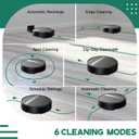 Robot Vacuum and Mop Combo, App/Alexa Control, Smart Robot Vacuum Cleaner, Ultra-Thin, Automatic Recharge Robotic Vacuum Cleaner for Pet Hair/Carpet/Hard Floor (Black Dimgray)