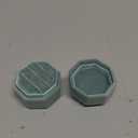 Proposal Ring Storage Box 3 Slots Vintage Velvet Ring Organizer with Detachable Lid Valentine's Day Ring Box (Baby Blue)