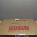 LOAAO 22X30 Inch Brushed Nickel Bathroom Mirror, Rounded Rectangle Silver Metal Frame Mirror, Brushed Nickel, Anti-Rust, Hangs Horizontally or Vertically