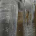 Cold Brew Coffee Maker Jar - 64oz Thick Glass Multipurpose Mason Pitcher Spout Lid with Handle & Stainless Steel Filter for Iced Coffee, Lemonade, Ice Tea, Homemade Fruit Drinks Container (Gray)