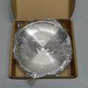 Thenshop 8 Pieces 6 Inch Pizza Pans Bulk Stainless Steel Sets Round Bakeware Pizza Trays for Oven Kitchen Baking Home Restaurant Safe Sturdy Reusable Easy Clean (Matte Silver)