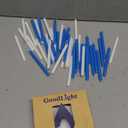 GoodLight Hanukkah (Chanukah) Candles | 45 Minute Burn Time | Dripless Paraffin Free Menorah Candles (45 Count) (Blue & White)