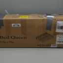 Upgrade Anti Bending and Round Corner Legs 10 inch Metal Queen Bed Frame 3500 LBS Heavy Steel Slats Support Platform Bed Frames No Box Spring Needed Platform Noise Free Easy Assembly