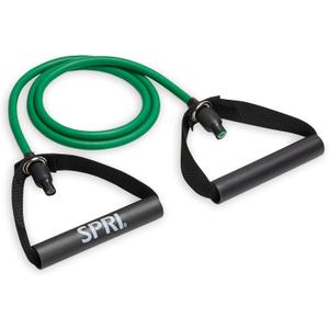 SPRI Xertube Resistance Bands with Handles  All Exercise Cords Sold Separately with Home Gym Workout Fitness Door Anchor Attachment Option (Light)