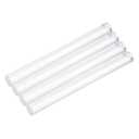 MECCANIXITY 4pcs Acrylic Round Rods 3/8" x 4" Clear Acrylic Dowel Rods Sticks Plastic Sticks Strip for DIY Crafts Lighting Gardening Decorations - 10mm x 100mm