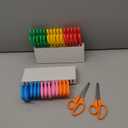 48 Pack 5" Safety Blunt Tip Student Scissors, 6 Assorted Colors Kid Craft Scissors for Cutting Regular Paper, Construction Paper, Cards