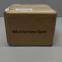 HappyHapi 4x6 Picture Frames Set of 10, Tabletop or Wall Display Pictures 3.5x5 with Mat or 4x6 Without, Multi Photo Frames Collage (Black)