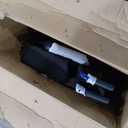 Drive Medical Blue Streak Lightweight Foldable Wheelchair - Enhanced Mobility Support - Durable Construction - Padded Comfort - Swing-Away Leg Rests - Desk Arms - Blue/Black - 18 Inch Seat