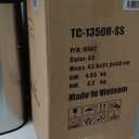 BestOffice | 13 Gallon Trash Can with Lid | Automatic Touchless Garbage Can | Odor Control | Modern Oval Design | Easy to Clean | Stainless Steel | Fits Any Kitchen, Bathroom, Office or Home
Visit the BestOffice Store