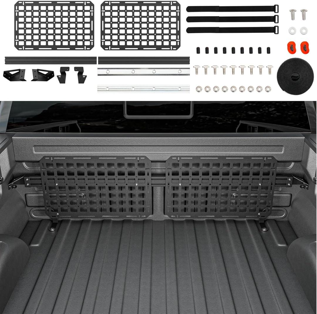 Front Molle Panel Compatible with 2015-2025 Ford F150 Truck Bed Molle Panel System Replacement for 2015-2025 Ford F-150 Accessories(Front Bed Molle Panel) Front Molle Panel Compatible with 2015-2025 Ford F150 Truck Bed Molle Panel System Replacement for 2015-2025 Ford F-150 Accessories(Front Bed Molle Panel)