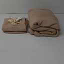 EVERGRACEHOME Cotton Gauze King Bedspread, Ultra Soft Prewashed Pick Stitch Matelass Coverlet, Lightweight Textured Oversized King Quilt Bedding Set for All Season, with 2 Shams, Khaki Tan