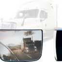 SPLENDID Replacement Mirror Glass, For 2008-2017 Freightliner Cascadia, Heated Wide Angle Convex Mirror, High Reflective, Driver/Passenger Side (OEM: TL28717A)