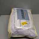 GEWONELIFE 2 Pack White 72 inch Round Spandex Tablecloth, Washable Stretchy Fitted 6FT Round Tables,Elastic Edge with Skirt, Wrinkle-Free Table Cloths for Wedding Banquet Party Birthday Buffet