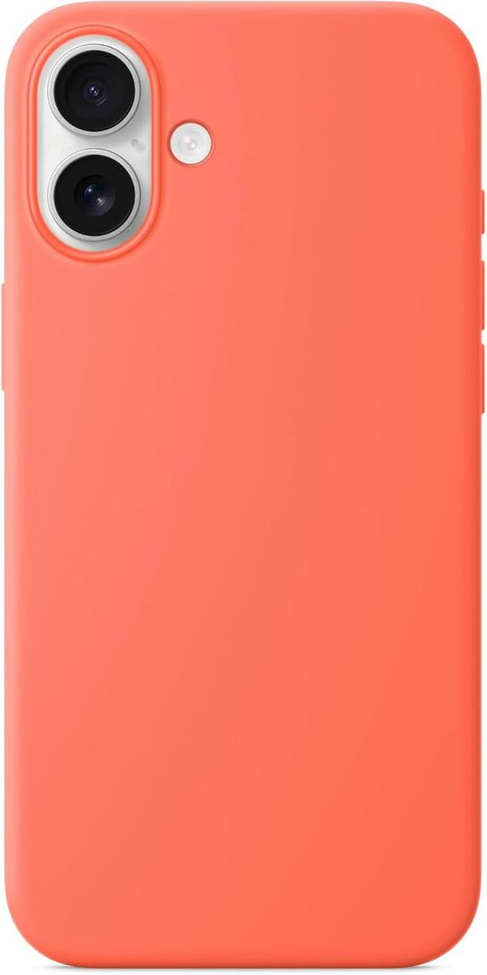 Silicone Case Compatible with Apple iPhone 16 Silicone Case with Magsafe and Camera ControlSoft Slim Back Phone Protection Cover for Women Men (Tangerine) Silicone Case Compatible with Apple iPhone 16 Silicone Case with Magsafe and Camera ControlSoft Slim Back Phone Protection Cover for Women Men (Tangerine)