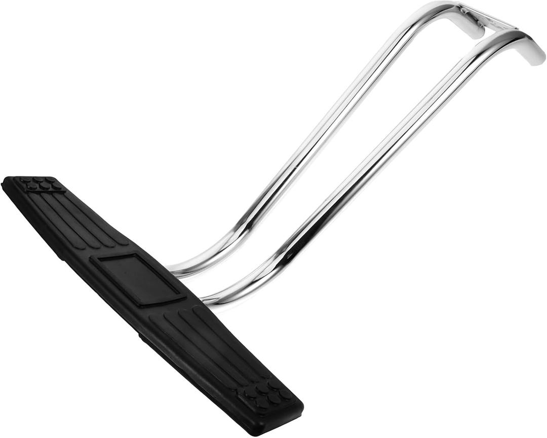 Beaupretty Salon Chair Footrest Hair Salon Chair Foot Rest Rack s Rest Replacement Pedal for Rest Pedal s Stainless Steel Barber