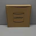 Drum lamp shades,13"Top x 13"Bottom x 10"High Blue Fabric Lamp Shades,for Table Lamps Floor Lamps,Farmhouse Lampshades Replacement,Support Spider and E26/E27 Base,Assembly Required (1 Pack)