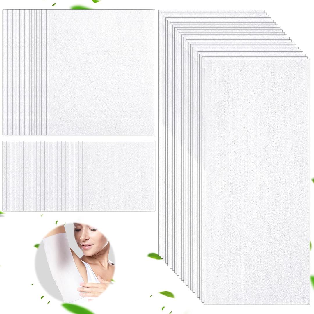 Jutom 60 Pcs Skinfold Dry Sheet with Silver Ions Disposable Incontinence Pads Soft Absorbent Pads Abdominal Body Wipes for Women and Adults, 14 x 6 Inch, 7 x 6 Inch, 3.9 x 3.9 Inch