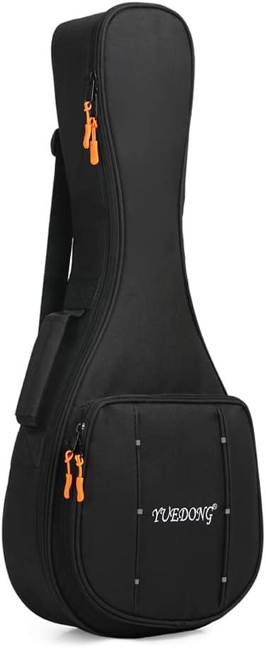 Oxford Fabric Mandolin Soft Case with Pocket, Backpack - Waterproof, 0.4inch Thickened Cotton