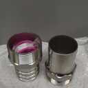 Stainless Steel 2" to 2" NPT Male Threaded Hose Barb Fittings, 2PCS 2in to 2in NPT Male Hose Barb Connectors for Water Air Gas Pipes