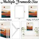 White 18x24 Picture Frame Set of 3, High Transparent Frame for 18 By 24 Photo Collage Canvas Poster Size Wall Mount and Tabletop Horizontally Vertically (White, 18 x 24 inches)