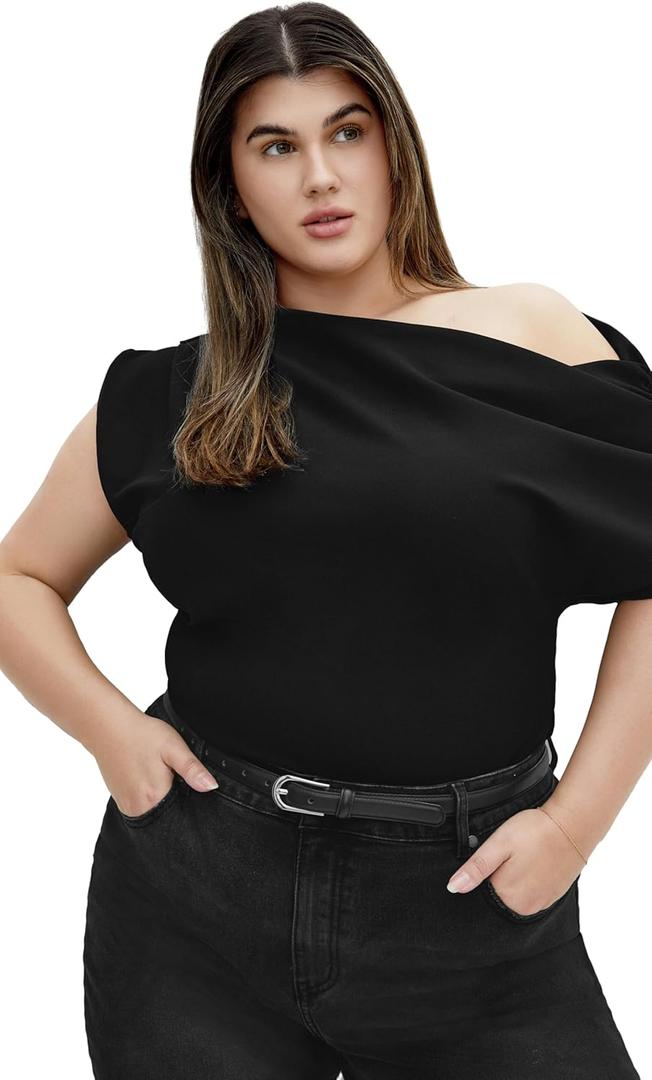 City Chic Women's Plus Size Top - Imani (Black),  18
