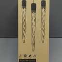 Brightown Smart Icicle Lights for Outside - 31.2ft with 20 Tubes 100 LED Color Changing Icicle Christmas Lights Decoration - APP Controlled RGB Customize Display DIY Dynamic Lighting Effect