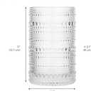 Elixir Highball Glasses Set of 4 - Durable Quality & Dishwasher Safe Tall Drinking Glasses - High Ball for Water Cocktails and Mixed Drinks - Crystal Clear Glass - Bar Glassware