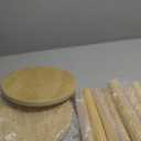 Wenqik 2 Pcs Wooden Step Stools 10 Inch Stool Matched Sensory Table Multi Purpose Solid Chair Round Small Chairs Four Legged Sitting Stool for Bedroom