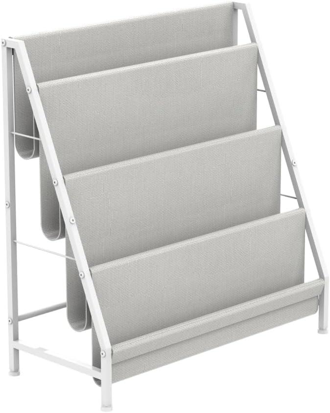 Bookcases Montessori Bookshelf Nursery Book Shelves and Storage Childrens Toddler Bookshelf Sturdy Metal Storage Organizer for Rooms Playroom