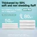 50 Pack Compressed Towels Disposable  Large 12x24 Inch Thick Washcloth Tablets, Portable Face & Body Towels for Travel, Camping, Hiking, Gym, Outdoor, Beauty Salon (50 Pack)