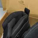 Furuian Winter Steel Toe Work Boots for Men Insulated Waterproof Work Boots for Men Steel Toe Shoes Mens Winter Snow Duck Booties (12, All Black)