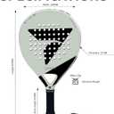 Lightweight Padel Racket: Spark ONE Fiberglass with Soft EVA