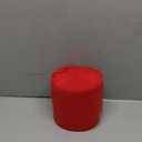 LOAVER Red Organza Wired Sheer Ribbon,2-1/2" x 50 Yards Metallic Edge Christmas Ribbon for Xmas Floral Crafts Decoration Wreaths Swags Gift Wrapping Supplies Red