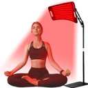 Infrared Light Therapy Panel with Stand, 660nm Red Light and 850nm Near Infrared LED Red Light Therapy Device at Home