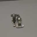 TOUCH Cabinet Hinges (1 Pair, 2 PCS) Face Frame 165 Degree Full Overlay Clip-on Lazy Susan Self Close Folding Cupboard Door 3-Way Adjustable Kitchen Corner Cabinet Hinges with Screws