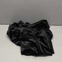 GOBLES Women's Sexy Long Sleeve Square Neck Velvet Bubble Mini Cocktail Party Dress (Black) L