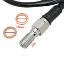 S SYUU M10x1.00mm Hydraulic Brake Light Switch, Universal Motorcycle Rear Hydraulic Brake Pressure Light Switch