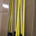 Electric Fence Posts 46 Inches, Fiberglass Step in Temporary Electric Fence Posts for Cows, Sheep, Dog, Portable Fence Stakes for Electric Fencing-20 PCS