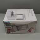 Sfozstra Large Dog Water Dispenser: 4L Stainless Steel Gravity Cat Water Feeder - Quiet Refill - No Power Needed - for Kittens & Cats - Bedroom/Kitchen Corner/Crate Area, White