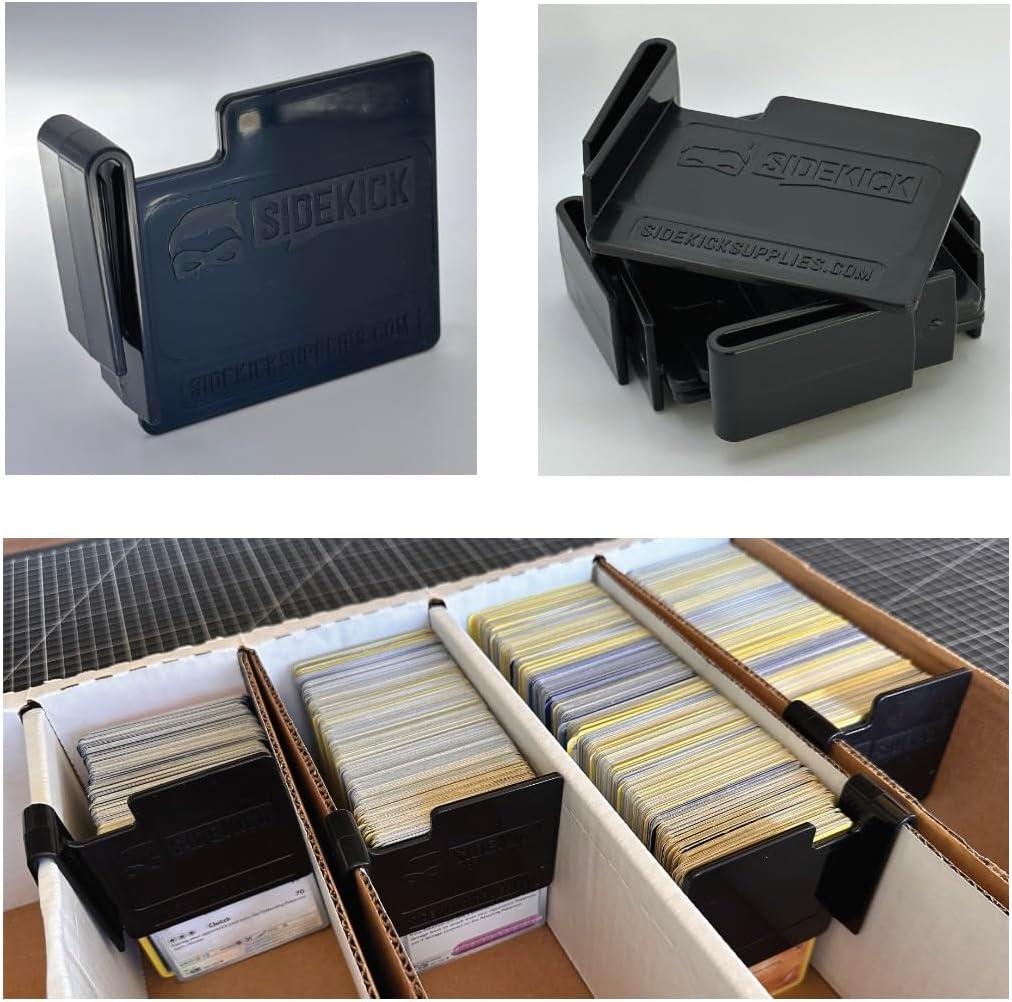 SIDEKICK Mini Card Box Divider (5-Pack) Trading/Gaming/Baseball Card Storage Box Divider Protect What You Collect - Proudly Made in the USA