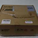 Height Adjustable Keyboard Tray Under Desk Slide Out, 27(33 Including Clamps)*11 Inch, Ergonomic Keyboard & Mouse Drawer Extender Holder, Sturdy C-Clamp Mount, for Home, Office, Black