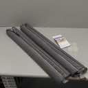 MAGZO Door Draft Stopper for Bottom of Door, 2 Pack 30 Inch Under Door Draft Stopper, Fan Shaped Under Door Gap Filler Bottom, Door Soundproofing, Grey