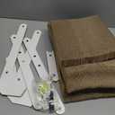 EHEYCIGA Cardboard Cat Scratcher for Indoor Cats, 26.8 Inch L Shaped Vertical Cat Scratching Board with Ball Cat Toy, Large Cat Scratcher Pad, White