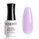 RARJSM Lavender Purple Nude Gel Nail Polish Neutral Sheer Ice Jelly Purple Gel Polish Transparent Nail GelPolish Soak off UV LED Cured for Home Salon DIY Manicure 15ml Single Bottle Summer Color
