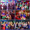 OLUPP 282 PCS Glow in the Dark Party Supplies, 18 Foam Sticks, 18 LED Glasses, 200 Glow Sticks, 30 Finger Lights, 8 Bunny Ear Headband and 8 LED Cat Ear Headband for Wedding,Birthday,Concert,New Year